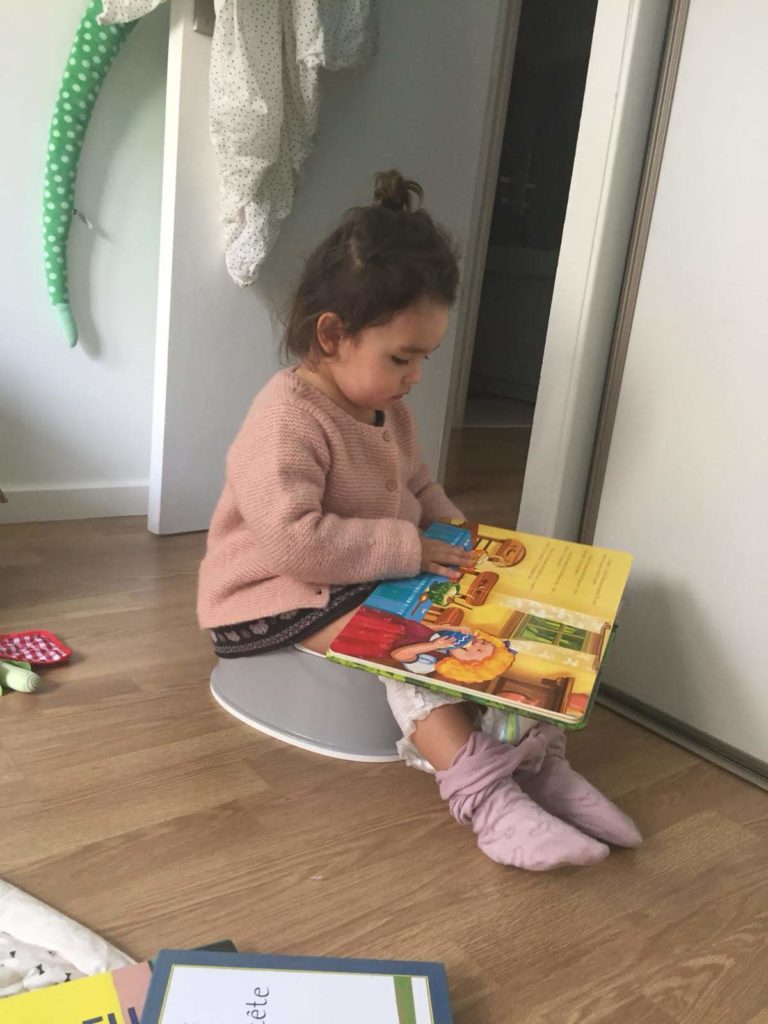 Apprentissage propreté enfant pot