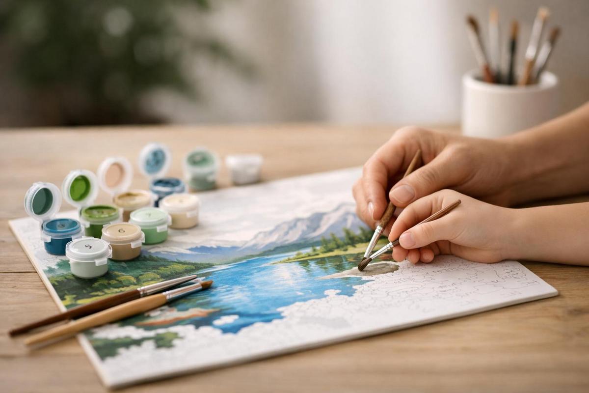 Je te dévoile tout pour choisir la meilleure peinture par numéro pour toute la famille
