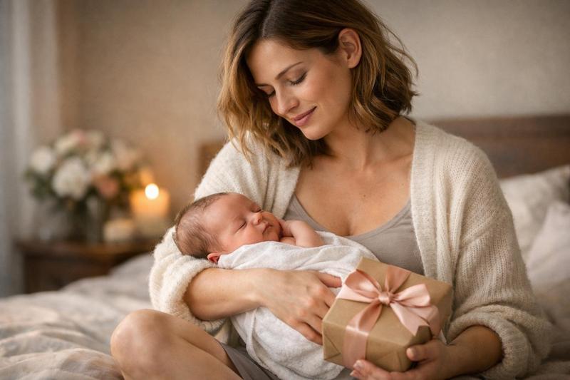 Cadeau post-partum : que choisir pour chouchouter une jeune maman ?